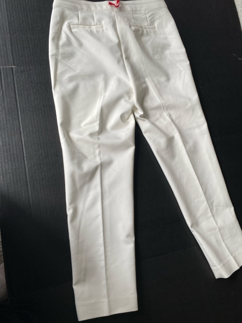 Ruby Rd. White Tailored Straight-Leg Pants - Picture 5 of 5